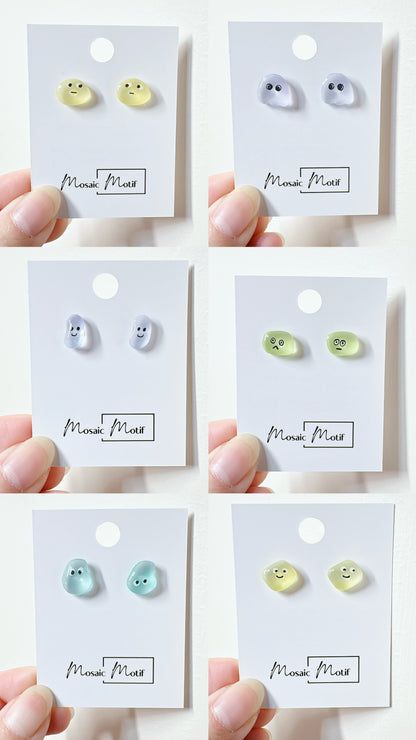 Jelly Bean earrings stud