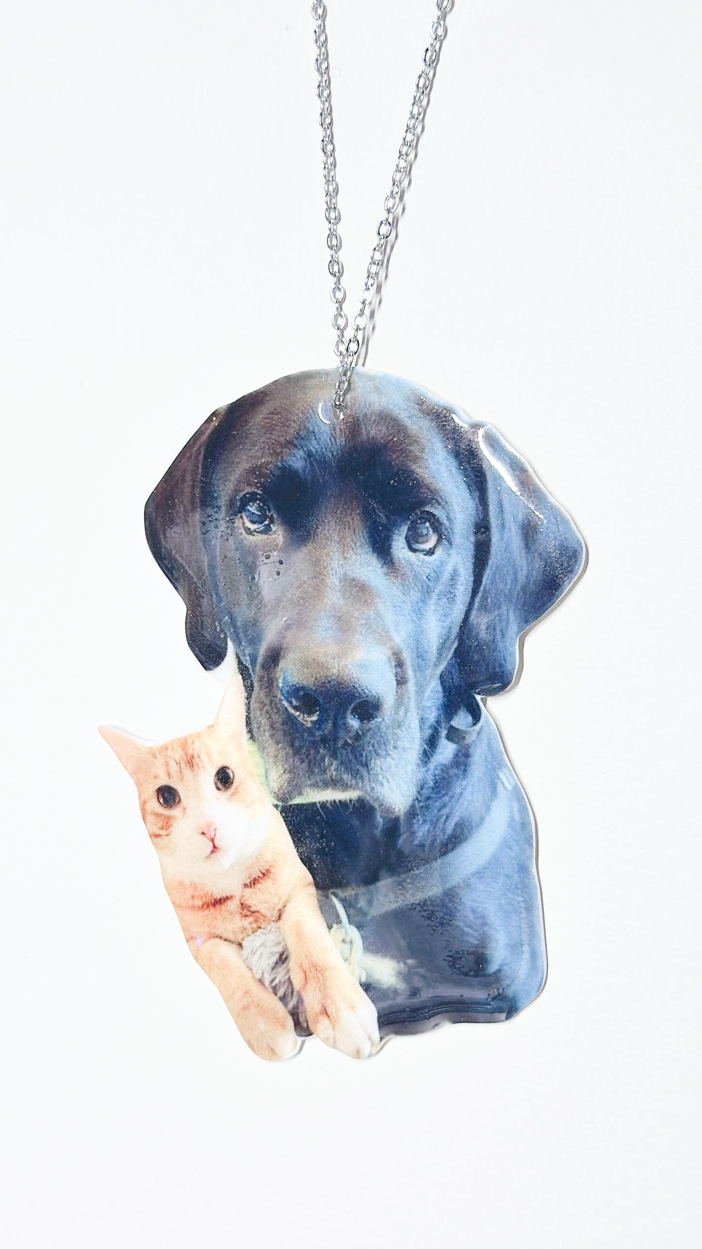 (🐾) Custom Pet Portrait - Vehicle Hanging Accessory