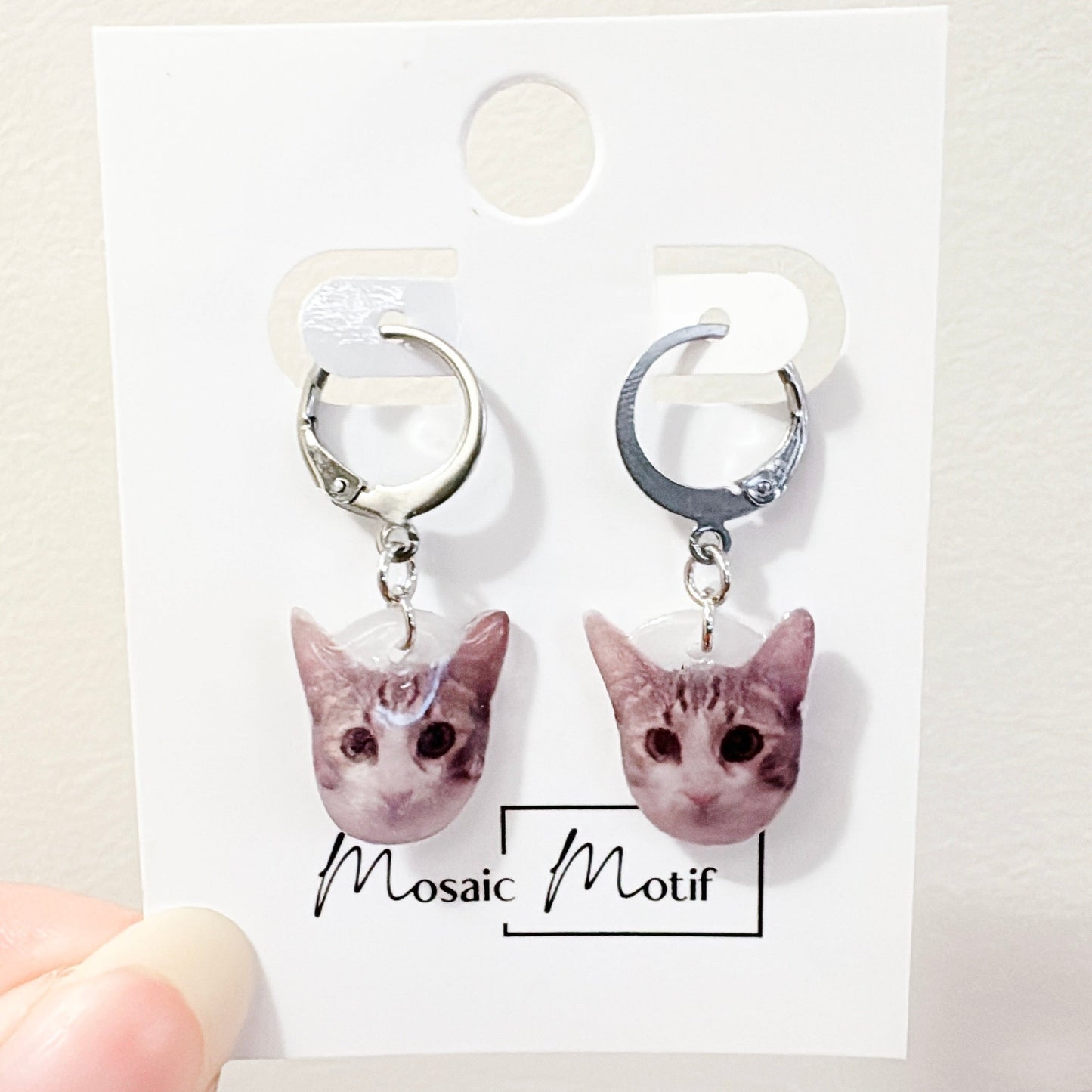 (🐾) Custom Pet Portrait - Earrings