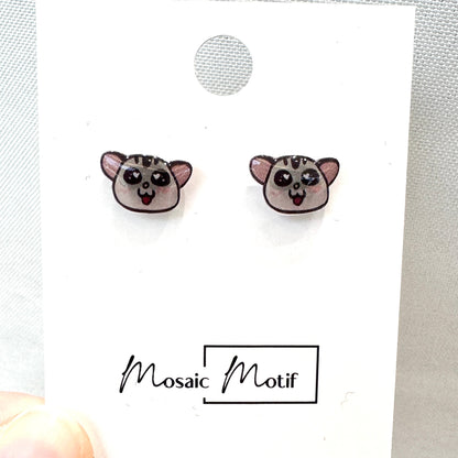 Animals stud earrings (30+ styles)