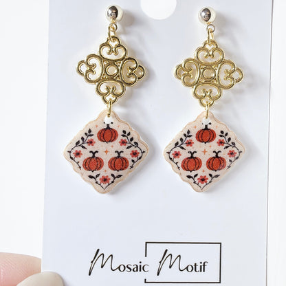Halloween dangle earrings - Charm (multiple design)