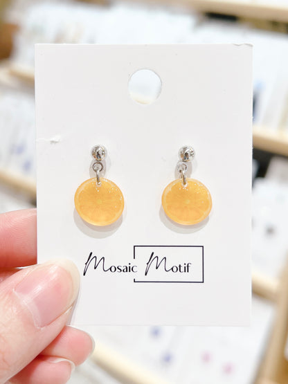 Fruit dangle earrings (multiple styles)