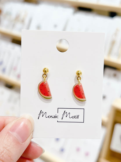 Fruit dangle earrings (multiple styles)