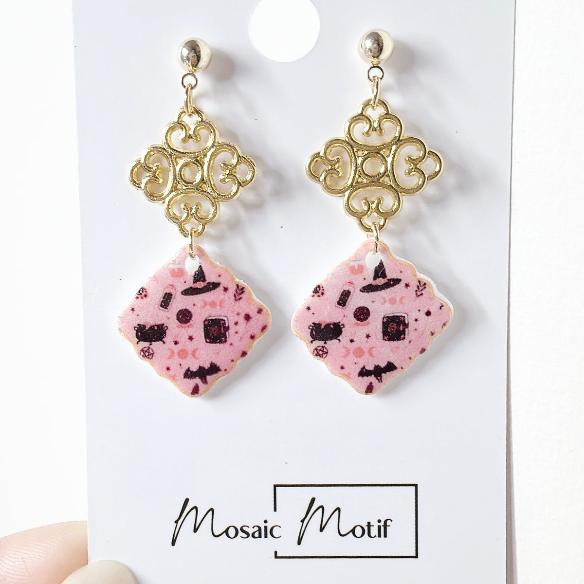 Halloween dangle earrings - Charm (multiple design)