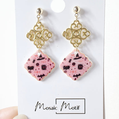 Halloween dangle earrings - Charm (multiple design)