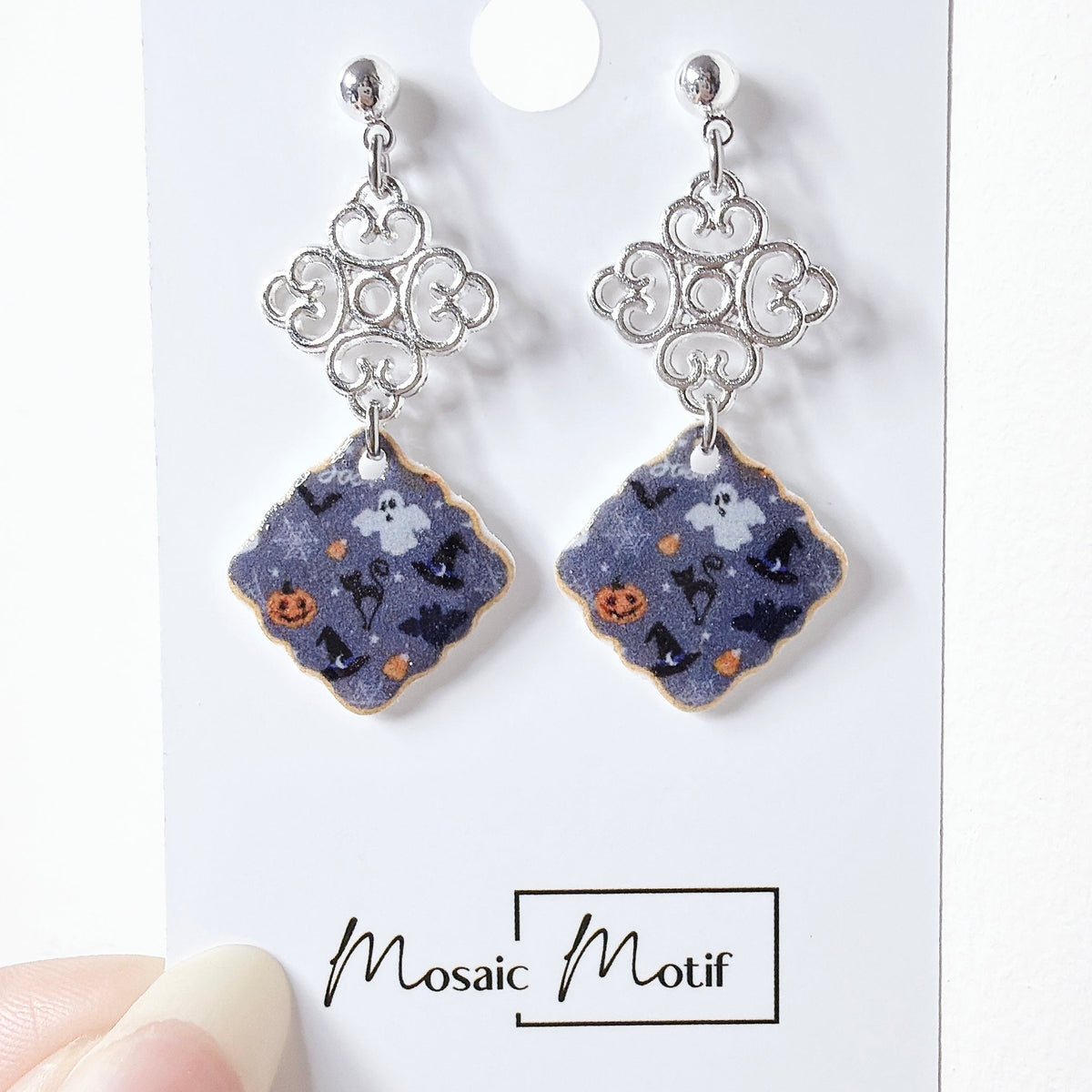 Halloween dangle earrings - Charm (multiple design)
