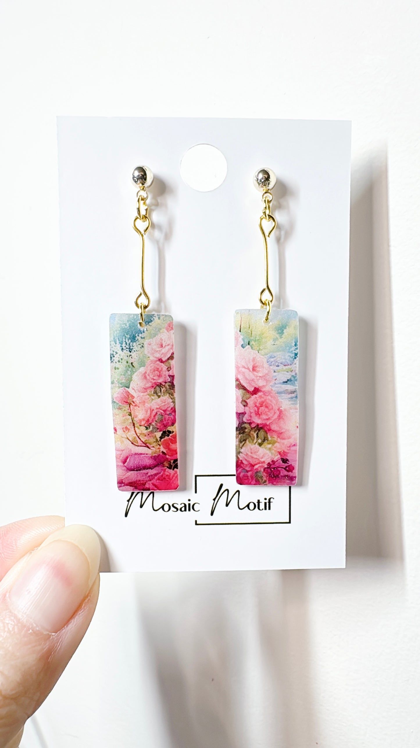 Oil painting earrings (Scenic style)