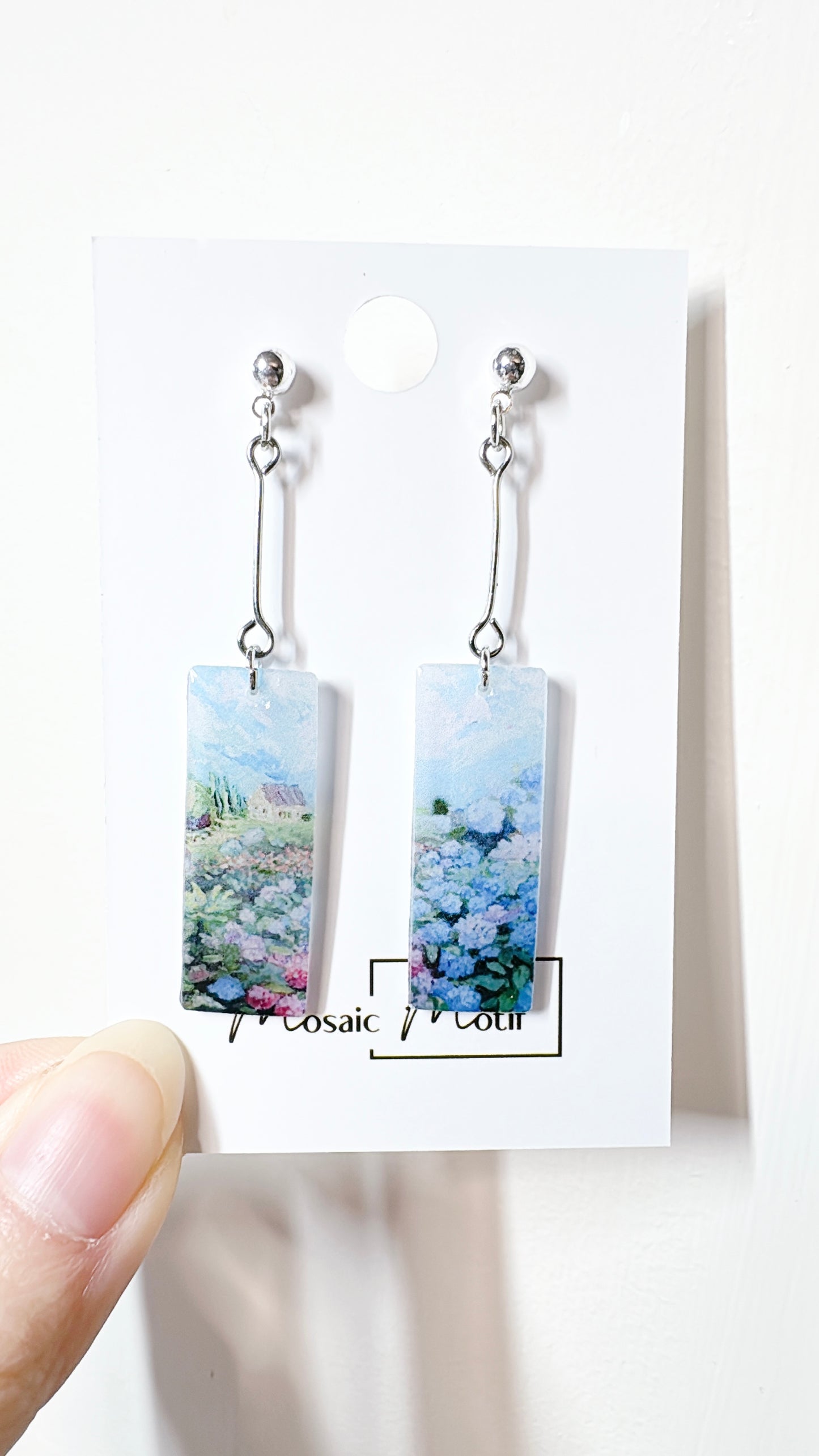 Oil painting earrings (Scenic style)