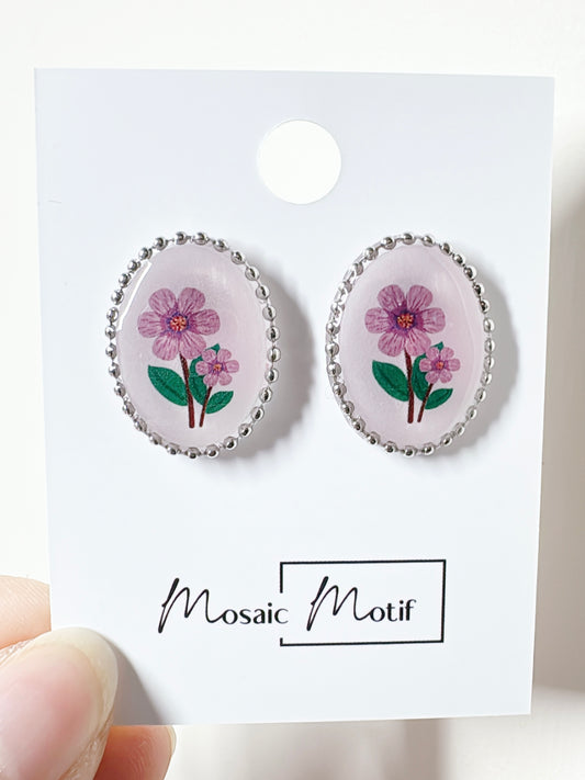 (💐) Floral Vintage statement earrings (multiple designs)