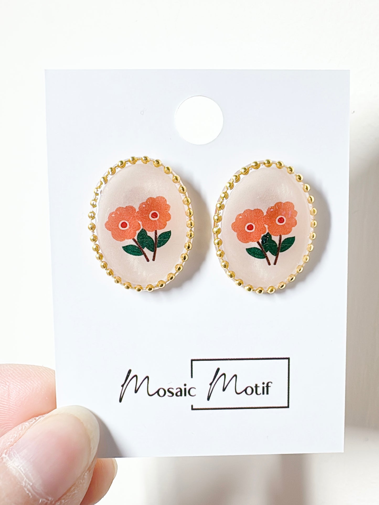 Floral Vintage statement earrings (multiple designs)