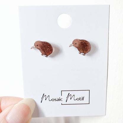 Kiwi Animal stud earrings (Multiple styles)