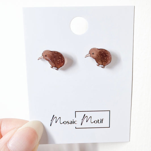 Kiwi Animal stud earrings (Multiple styles)