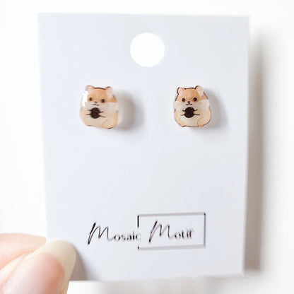 Animals stud earrings (40+ styles)
