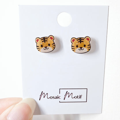Animals stud earrings (40+ styles)