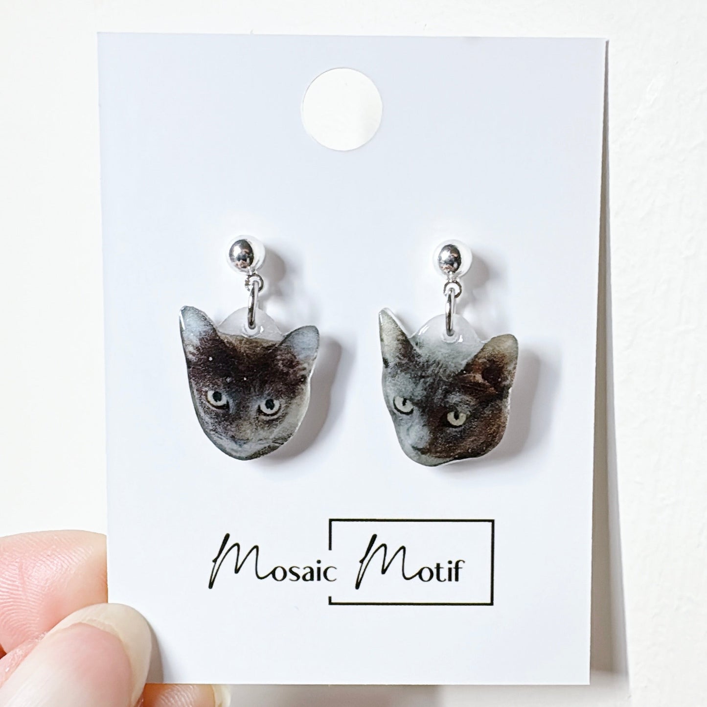 (🐾) Custom Pet Portrait - Earrings