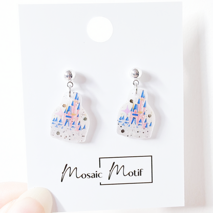Castle Sparkle dangle earrings