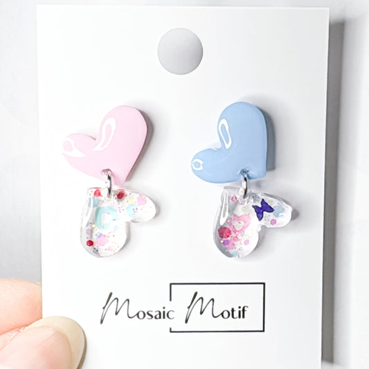 Valentine - Chubby Heart dangle earrings