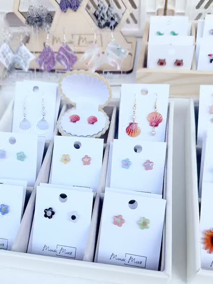 Sunrise Shell earrings (multiple styles)
