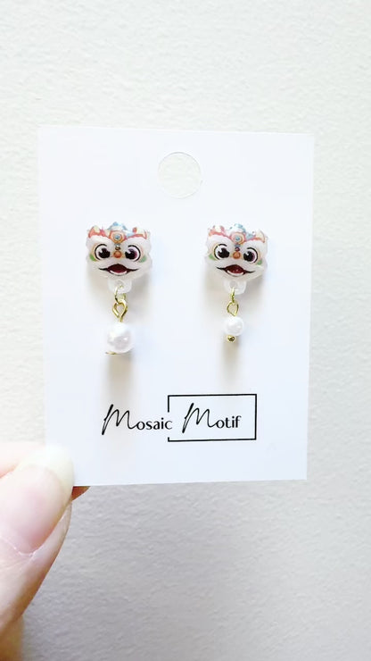 CNY - Lion earrings