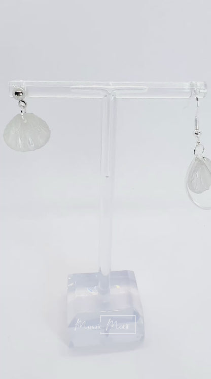 Pearl shell earrings (multiple styles)
